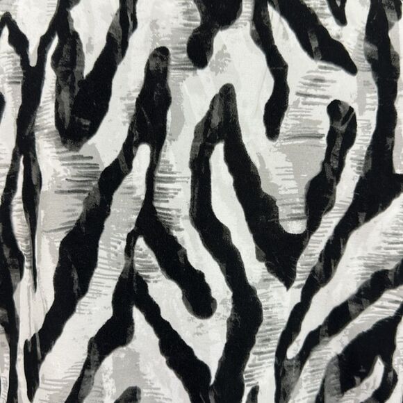 Chico's Jacket Size 3 XL Size 16 Zebra Animal Print - Picture 10 of 15